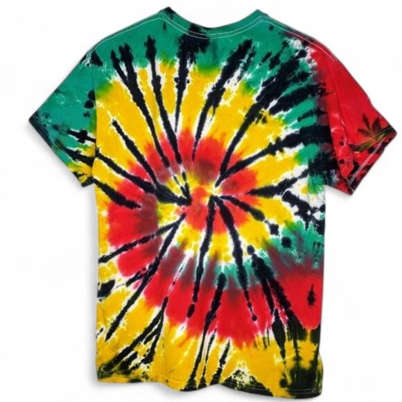 Salty Soul VW Volkswagen Bus Tie Dye Spin Shirt Men's Crunchy Boho Hippie Rave M - Picture 2 of 7